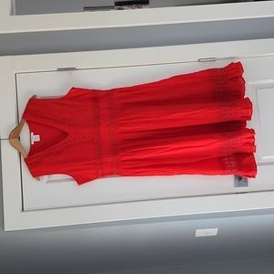 NWOT....Red K.Jordan cottage core dress!